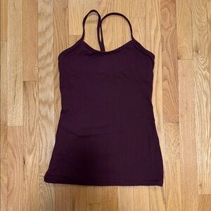 lululemon athletica Burgundy bra tank